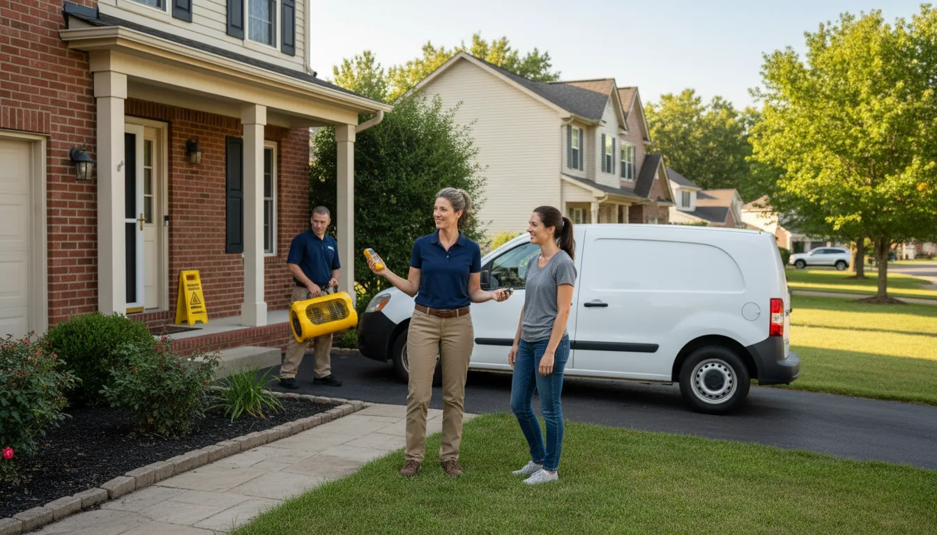 Residential water damage restoration in Springfield, CO